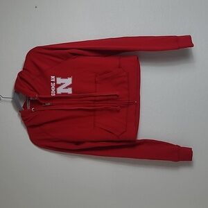 Victoria's Secret PINK WITH 5TH & OCEAN  NEBRASKA STATE HOODIE 01 MED